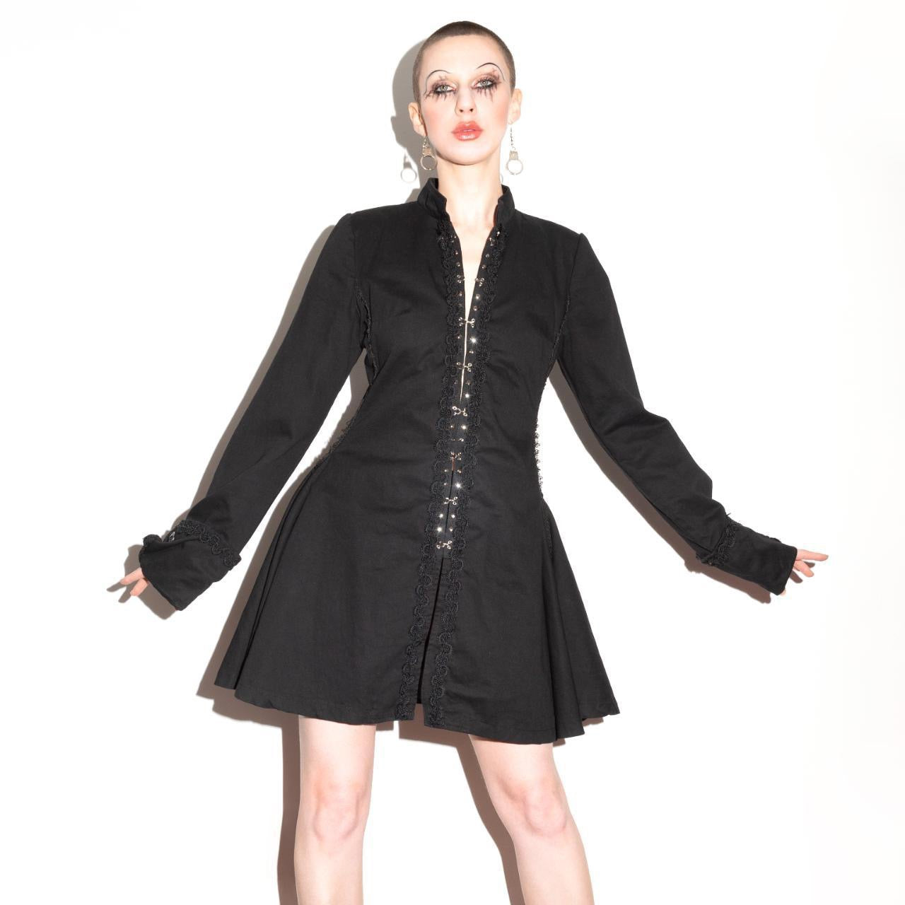 2000s Tripp Piratecore Goth Jacket