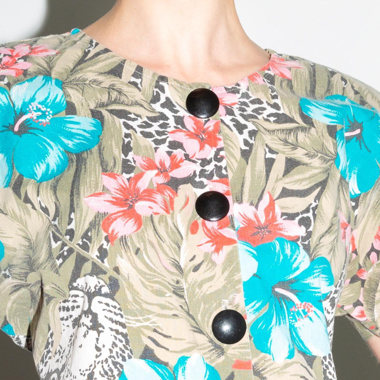 Vintage 80s Cheetahs in Hawaii Top