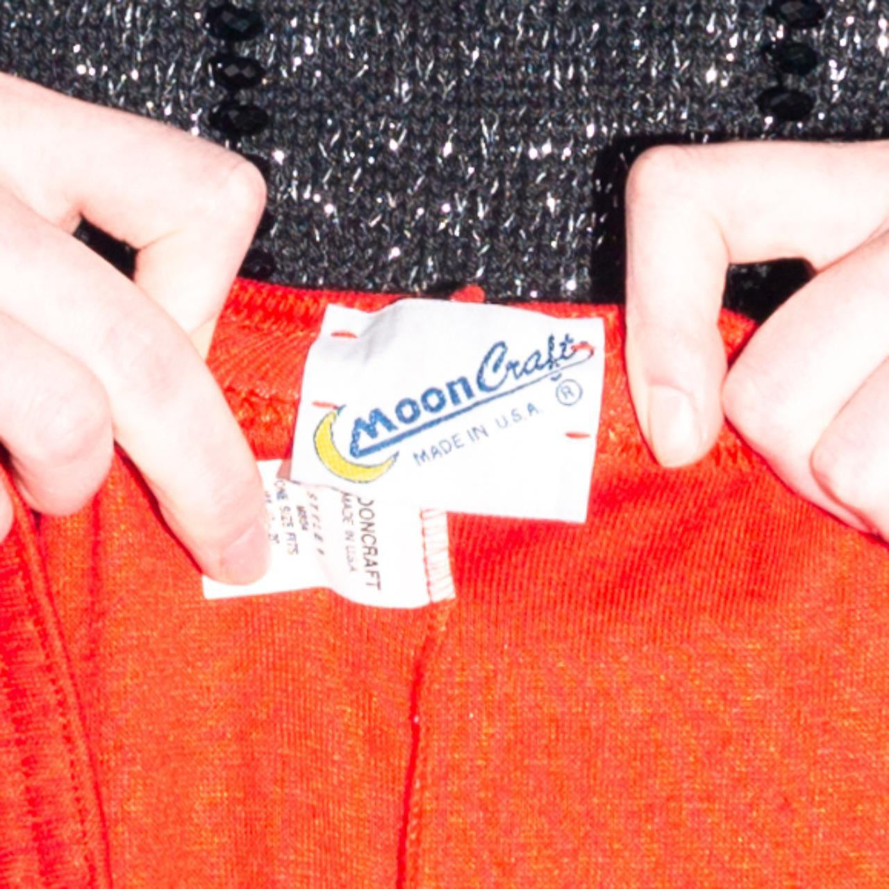 Vintage 80s Red Stirrup Leggings