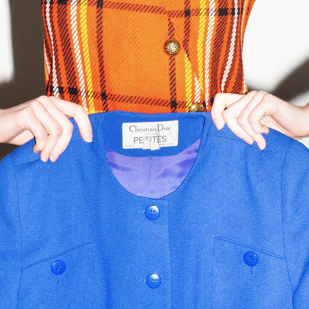 Vintage Blue Christian Dior Blazer