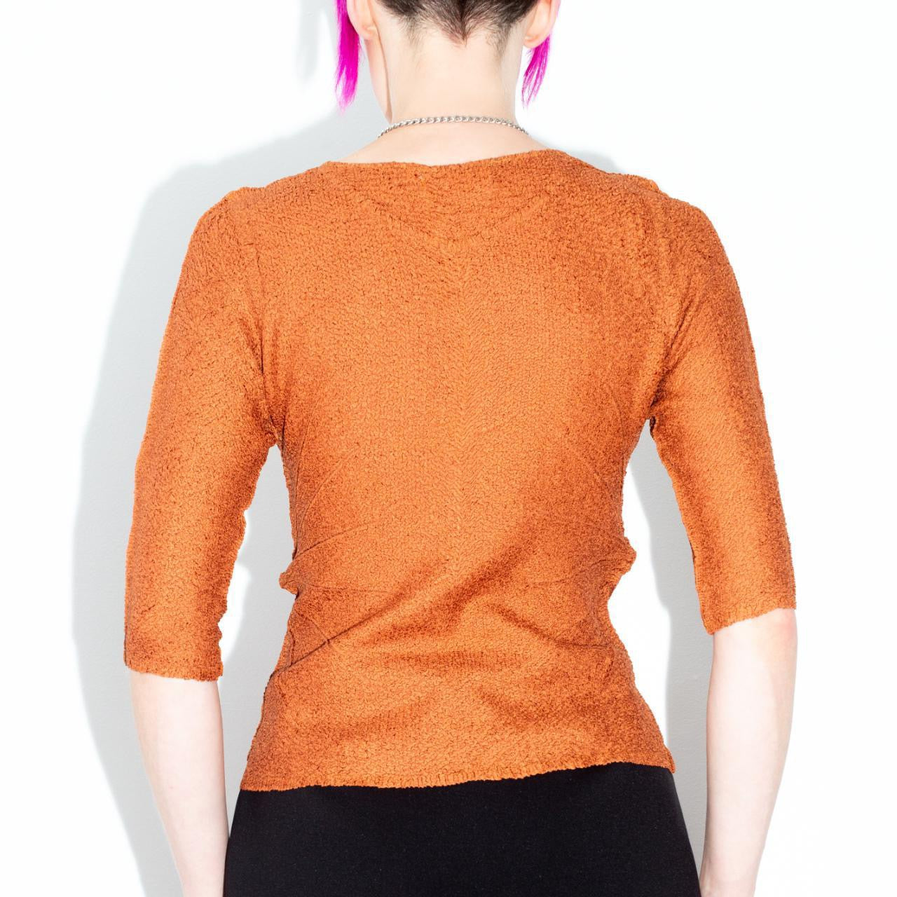 Vintage 90s Rare Yoshiki Hishinuma Crinkle Top