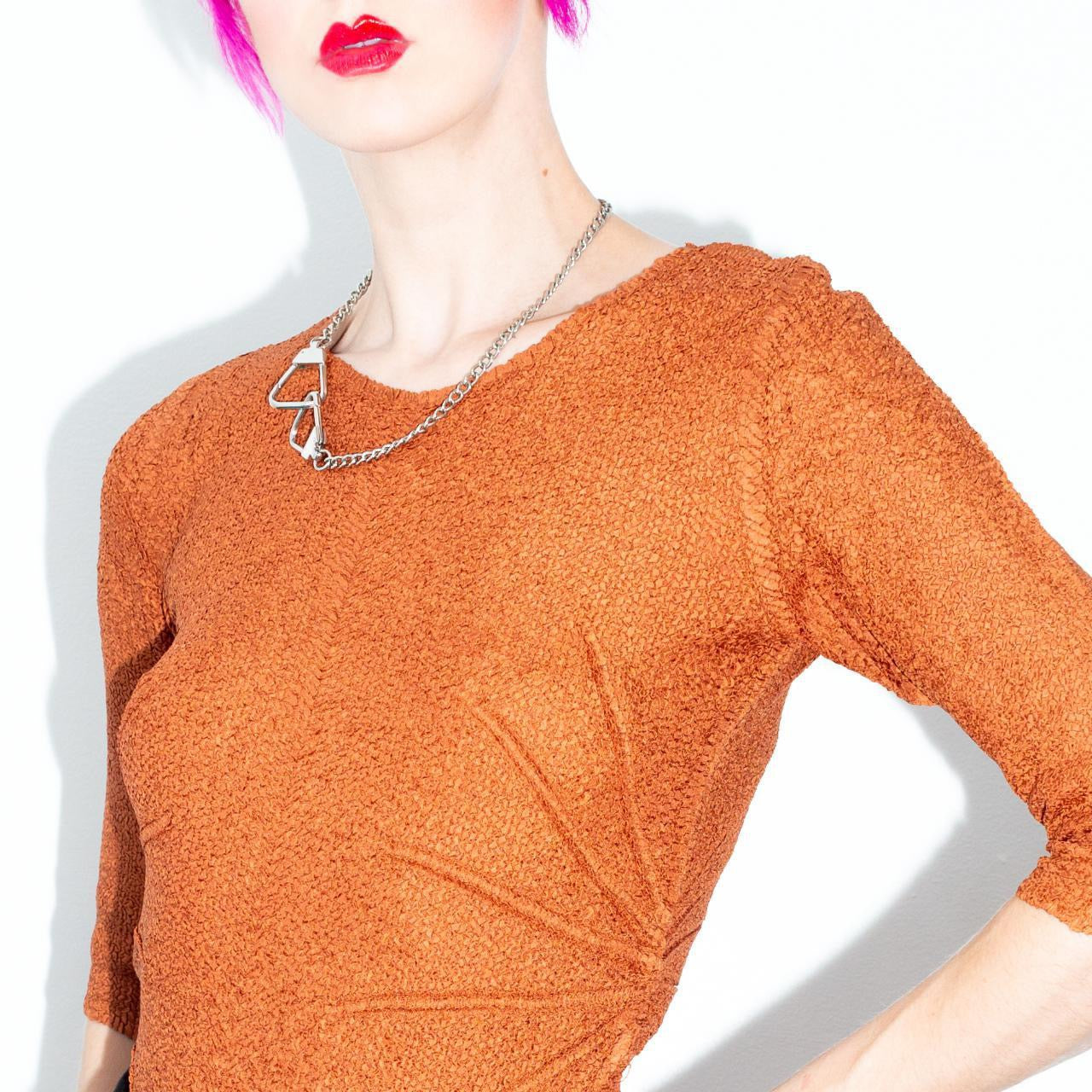 Vintage 90s Rare Yoshiki Hishinuma Crinkle Top