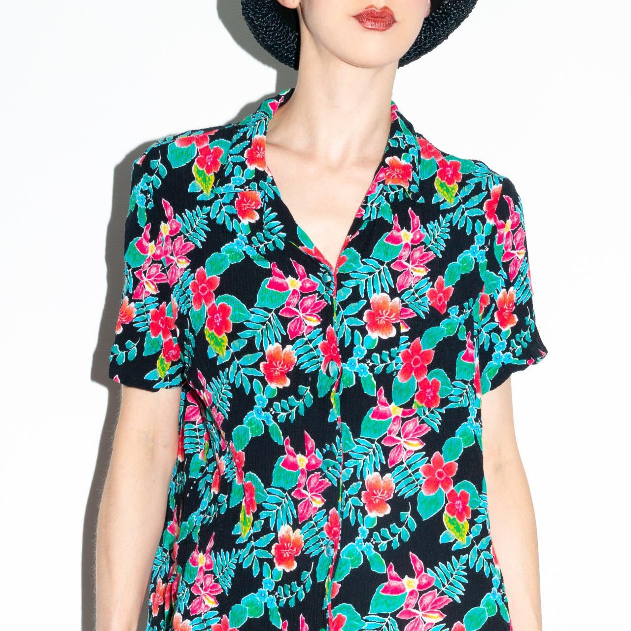 Y2K Crinkle Hawaiian Shirt