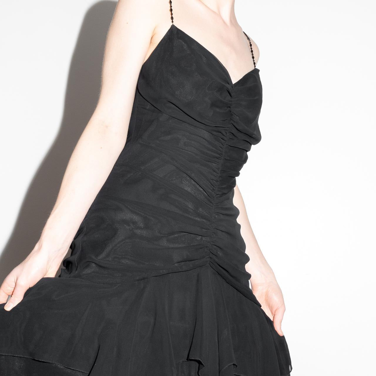 2000s Black Fairy Dress