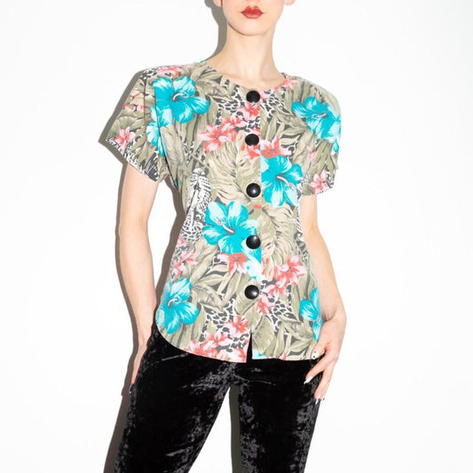 Vintage 80s Cheetahs in Hawaii Top